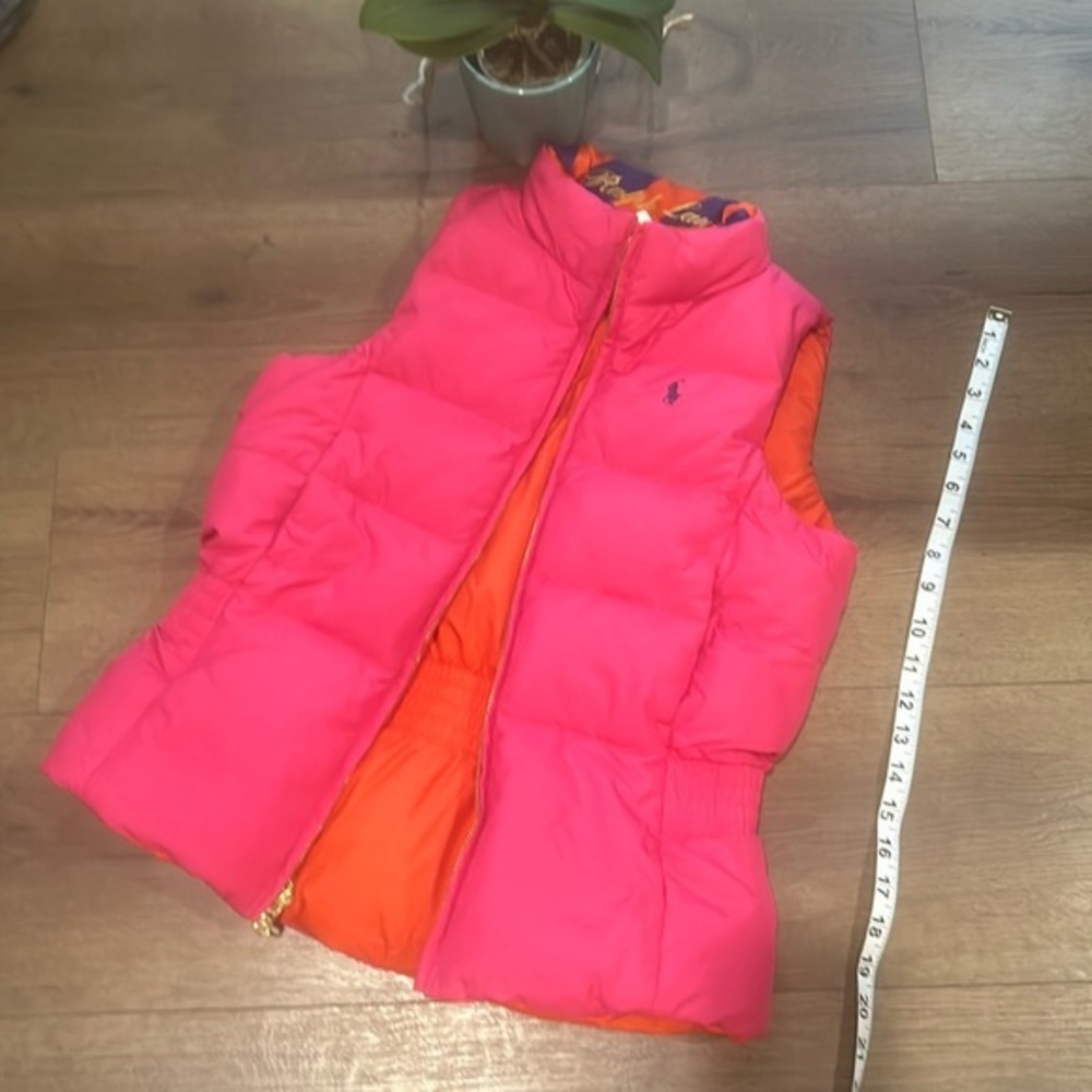Polo Ralph Lauren Reversable down Vest !! Small !